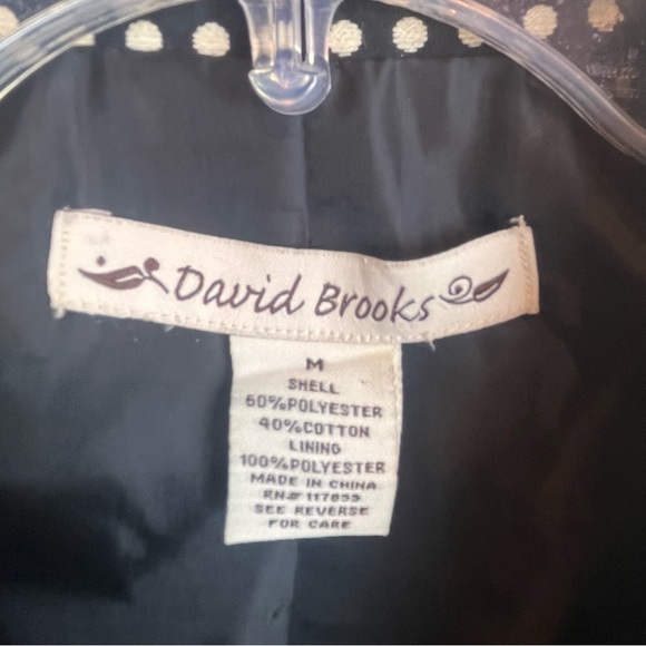 David Brooks blazer/jacket in black & white -women’s Medium - Picture 8 of 16